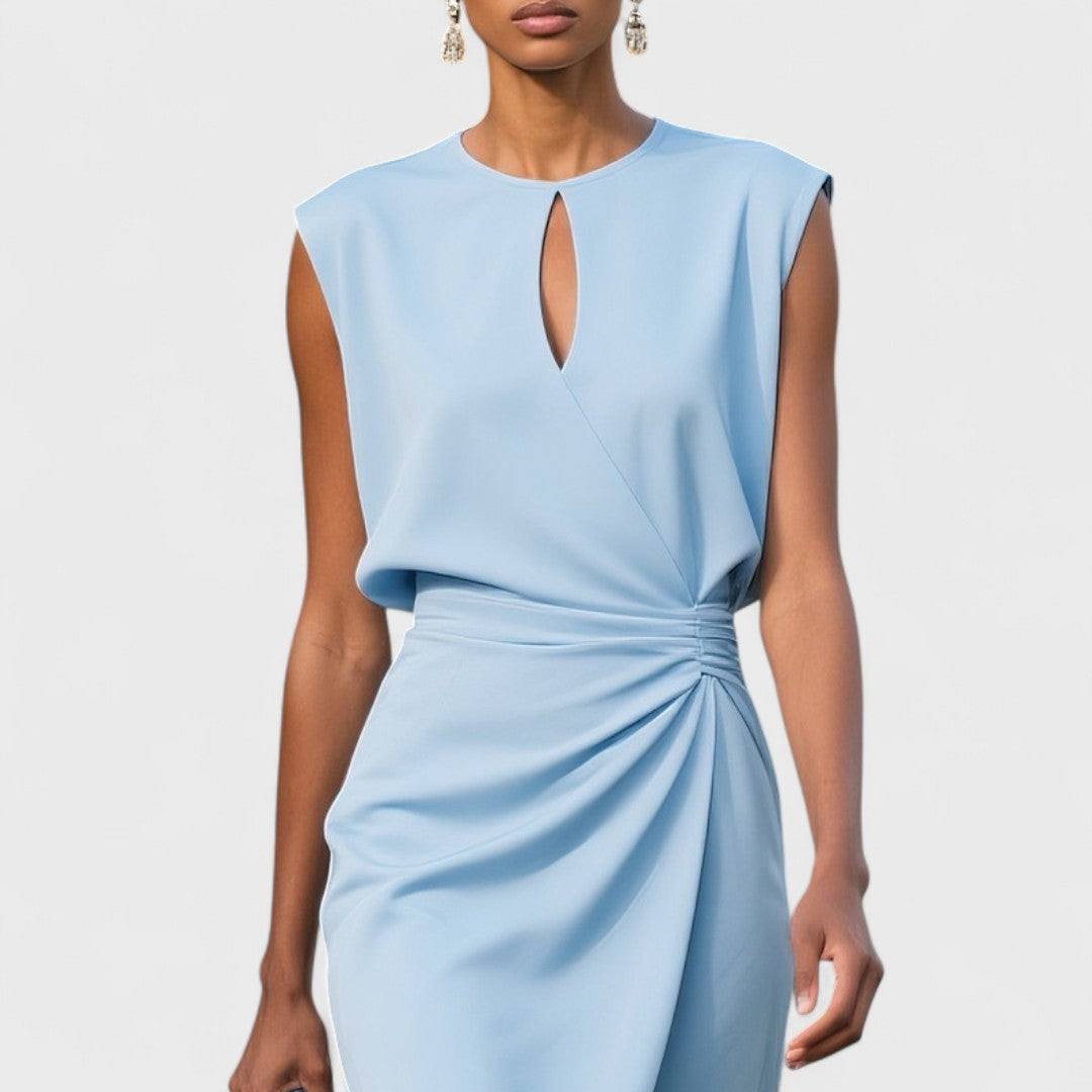 Olena – Elegantní midi zavinovací šaty