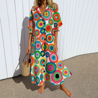 Talina – Elegantní zeštíhlující šaty v boho stylu
