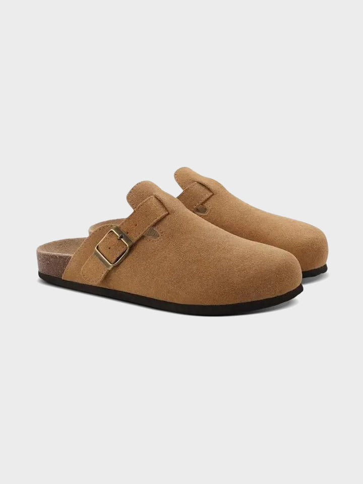 ST. BARTH Suede Clogs