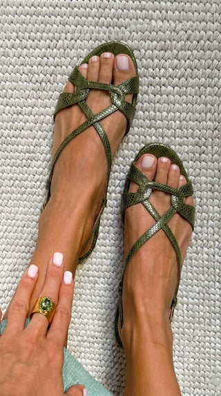 Joanna | Elegantní Sandały Slingback