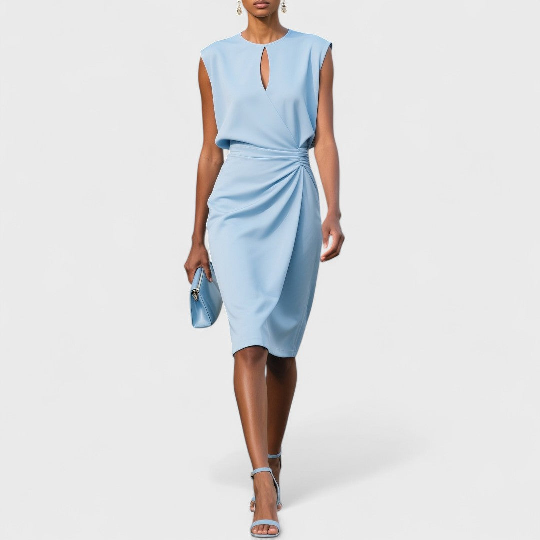 Olena – Elegantní midi zavinovací šaty