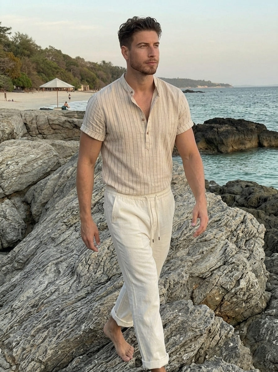 Letní Outfit - Palm Beach Set