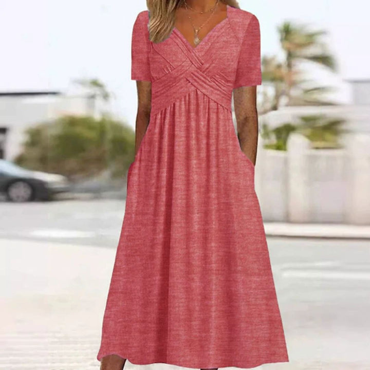 Božena - Elegantní šaty zeštíhlující postavu