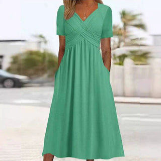 Božena - Elegantní šaty zeštíhlující postavu