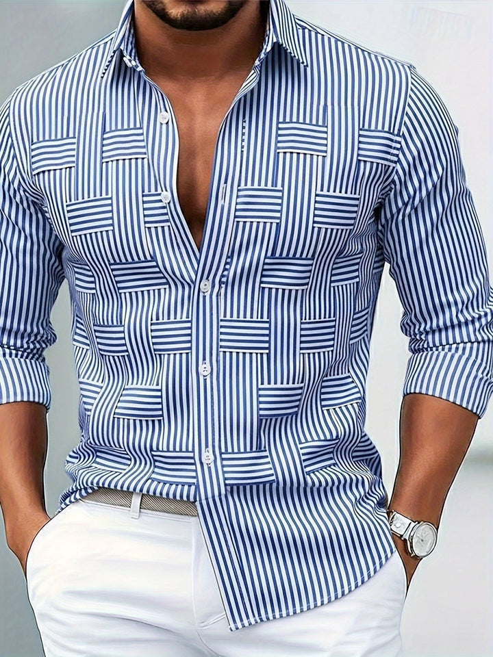 Marek | Elegantní Košile v Proužku