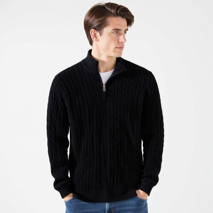 TAEBAEK Zipped Cable Sweater - 5-Pack