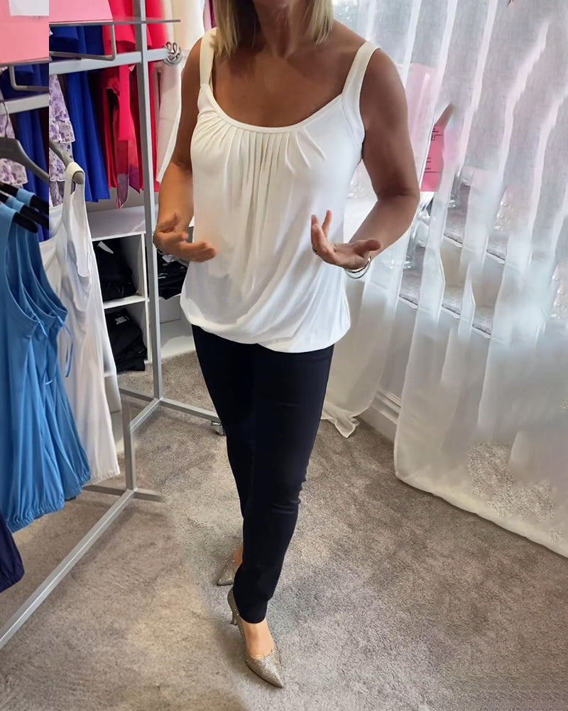 Estelle - Halenka z plisované bavlny