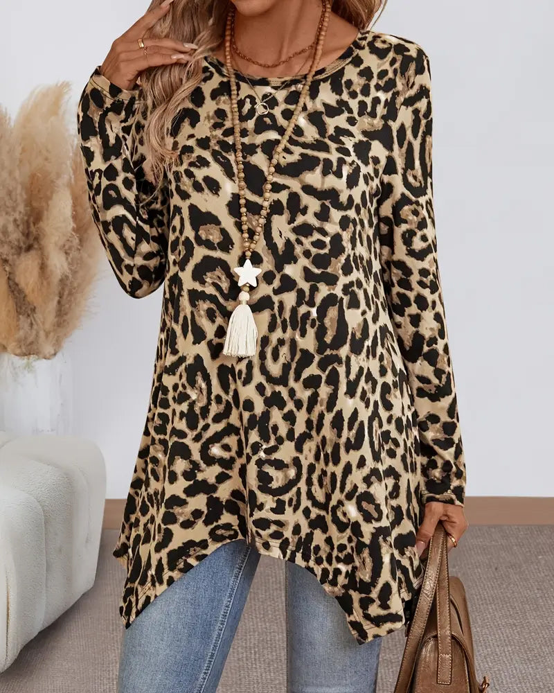 Noor - Elegantní tunika s leopardím vzorem