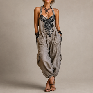 Amelia | Vyšívaný overal v boho stylu