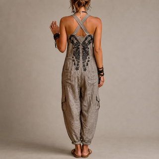 Amelia | Vyšívaný overal v boho stylu