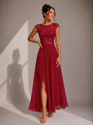 Klaudia | Elegantní Krajková Maxi Šaty