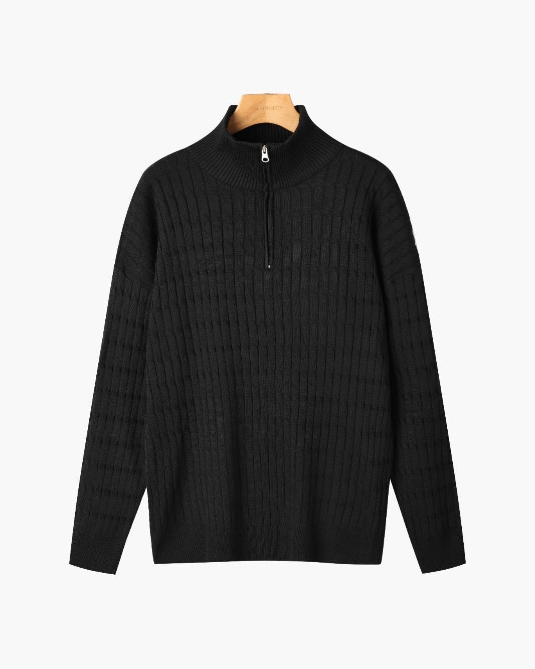 GWANGJU Svetr s polo zipem
