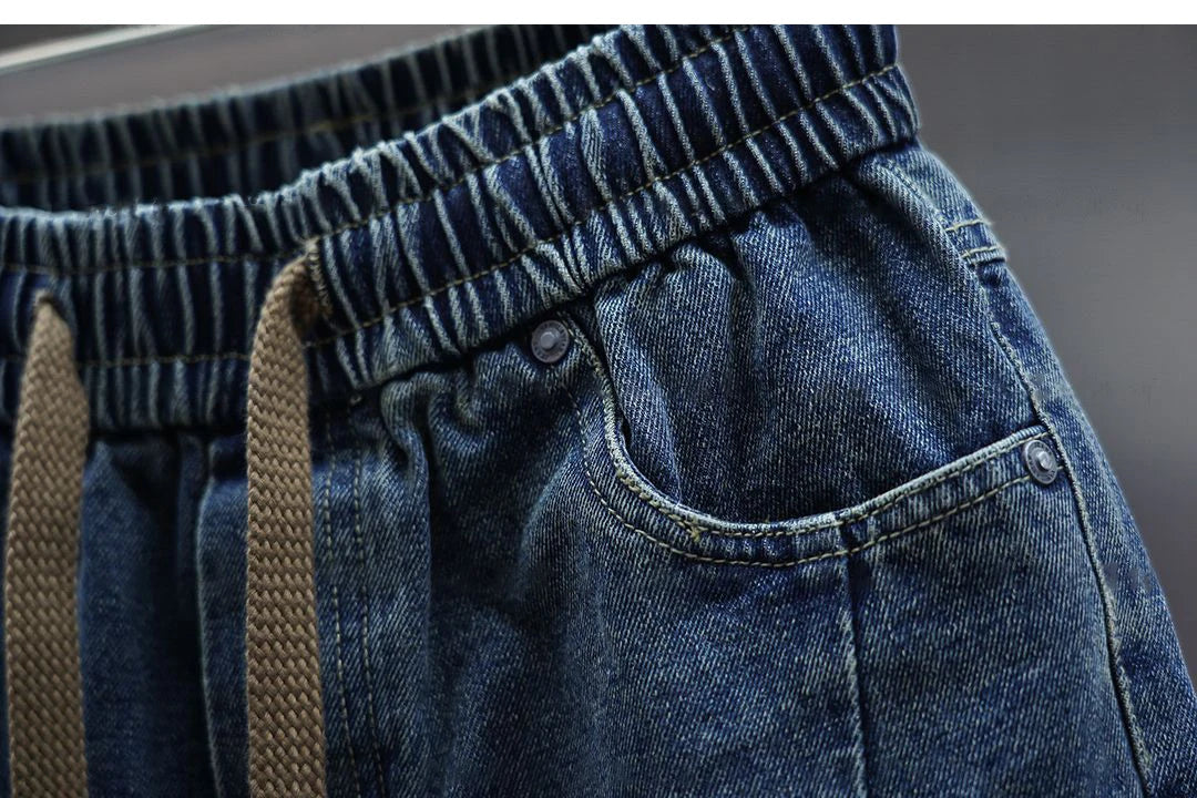 Laurent™ | Baggy Džínové Kalhoty s Pasem