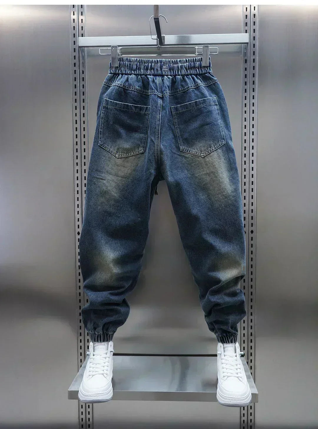 Laurent™ | Baggy Džínové Kalhoty s Pasem