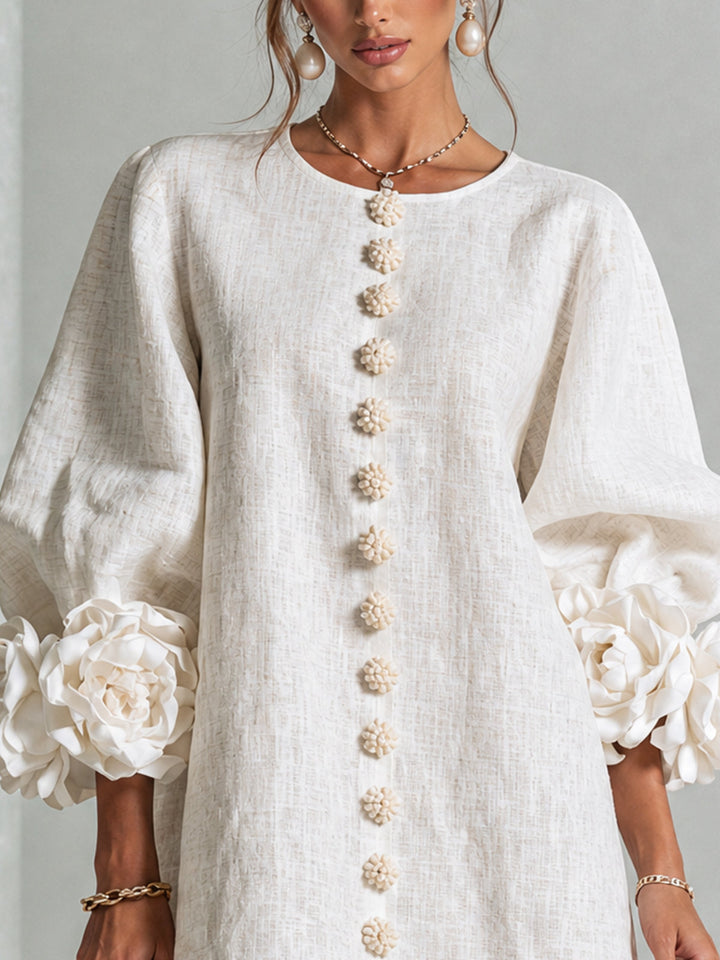 Amelia | Elegantní Mini Šaty s Puff Rukávy
