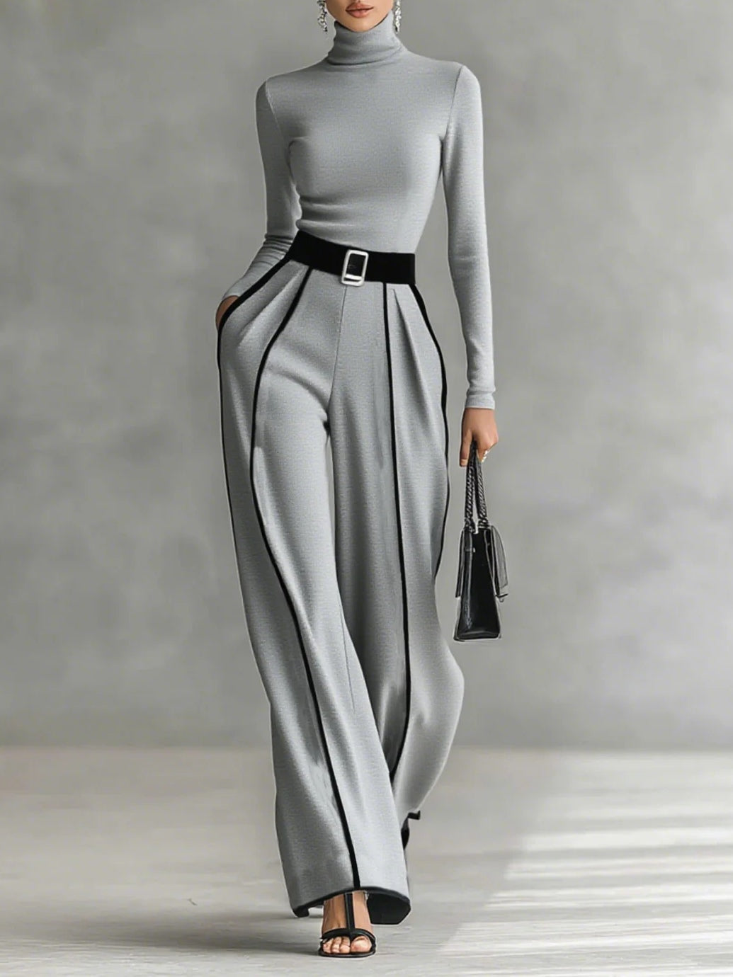 Vera™ || Elegantní souprava s kontrastními detaily