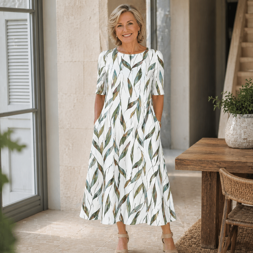 Silvia | Elegantní květinové šaty