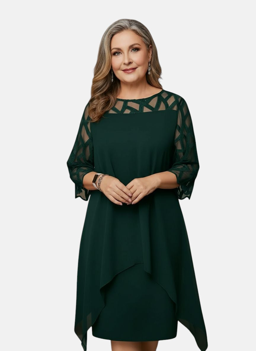 Danuta - Modelující Šaty Komfortně Elegantní
