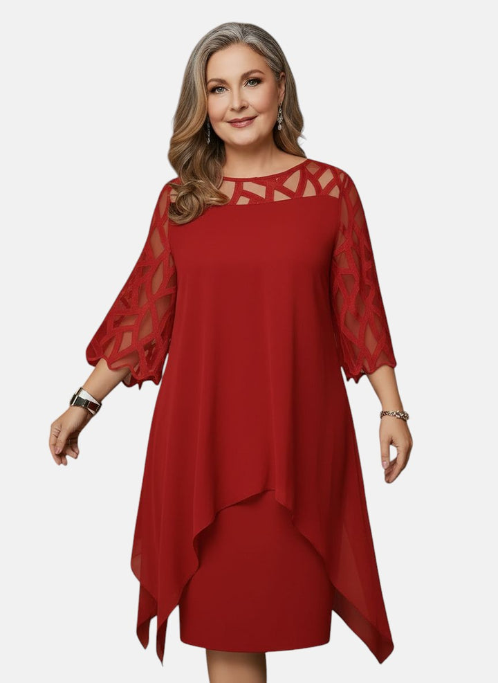 Danuta - Modelující Šaty Komfortně Elegantní
