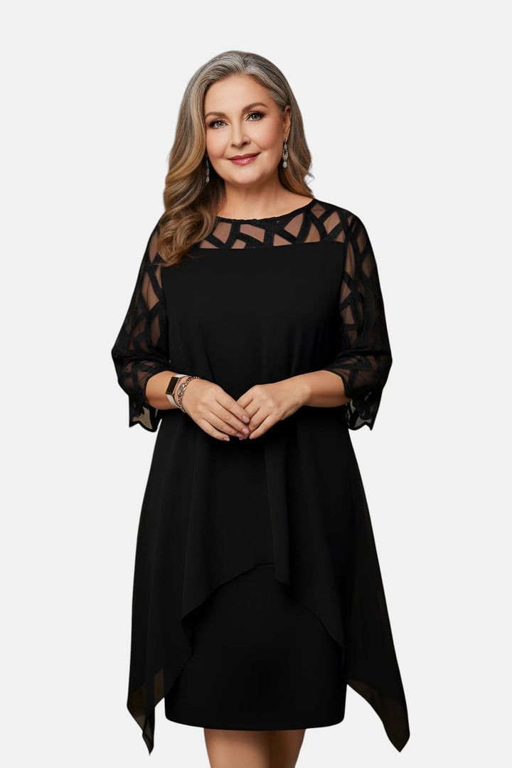 Danuta - Modelující Šaty Komfortně Elegantní