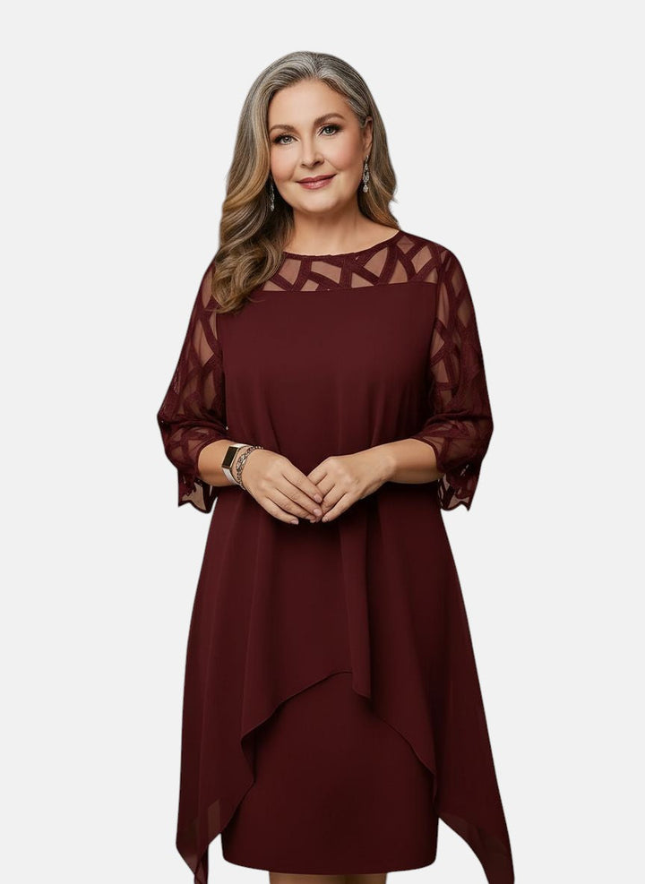Danuta - Modelující Šaty Komfortně Elegantní