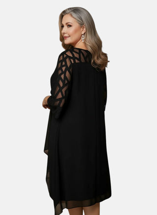Danuta - Modelující Šaty Komfortně Elegantní