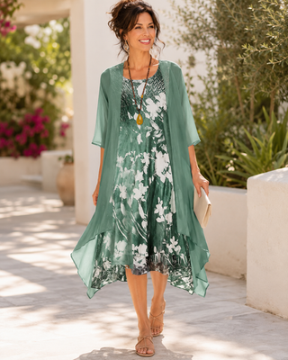 Olivia | Elegantní Dvouvrstvá Šaty