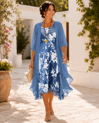 Olivia | Elegantní Dvouvrstvá Šaty